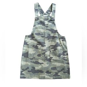 Girls camouflage jean jumper dress